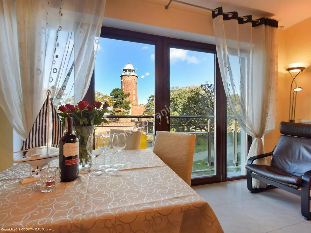 Apartament Z Widokiem Na Morze Vis-A-Vis Latarni Morskiej Apartment Kolobrzeg