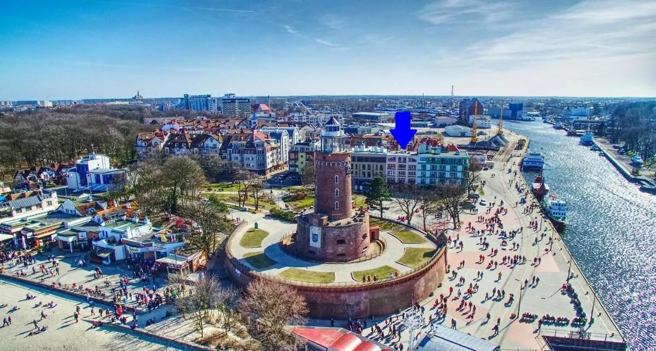 Apartament Z Widokiem Na Morze Vis-A-Vis Latarni Morskiej Apartment Kolobrzeg Poland